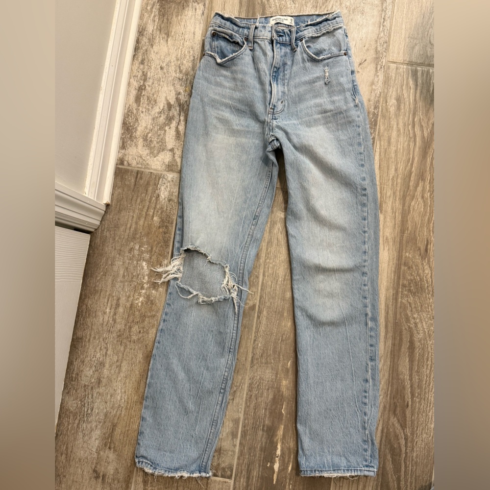 Abercrombie & Fitch The 90s straight ultra high rise